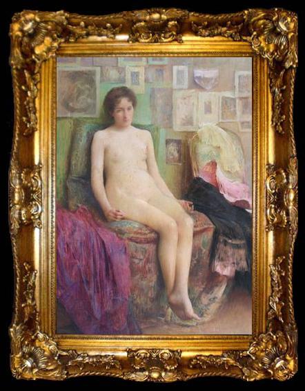 framed  unknow artist Oil Painting by French Artist Henri Royer, ta009-2
